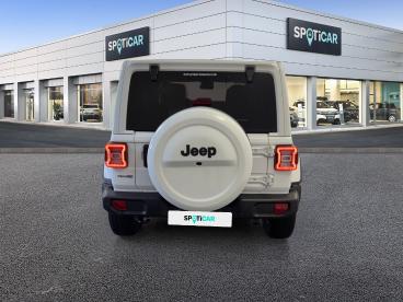 SPOTICAR Jeep Wrangler 2.0 T 380ch 4xe Overland Command-trac My22 Occasion - Suv-4x4 Hybride Rechargeable Blanc - Dechy - 1203887266_3