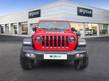 SPOTICAR Jeep Wrangler 2.0 T 380ch 4xe Rubicon Rock-trac Occasion - Suv-4x4 Hybride Rechargeable Firecracker Red - Annecy - 1203889056_2