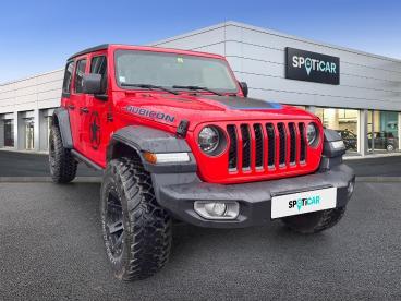 SPOTICAR Jeep Wrangler 2.0 T 380ch 4xe Rubicon Rock-trac Occasion - Suv-4x4 Hybride Rechargeable Firecracker Red - Annecy - 1203889056_3