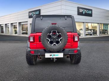 SPOTICAR Jeep Wrangler 2.0 T 380ch 4xe Rubicon Rock-trac Occasion - Suv-4x4 Hybride Rechargeable Firecracker Red - Annecy - 1203889056_5