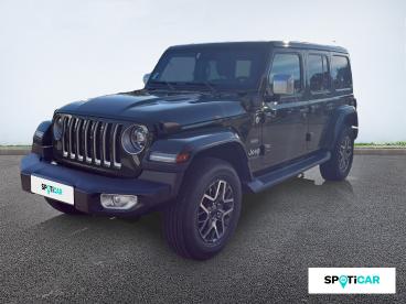 SPOTICAR Jeep Wrangler 2.0 T 380ch 4xe Overland Command-trac My23 Occasion - Suv-4x4 Hybride Rechargeable Sarge Green - Perpignan - 1203894444_1
