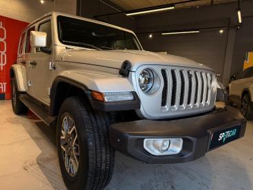 SPOTICAR Jeep Wrangler 2.0 I T 380 4xe Overland 4wd Auto Occasion - Suv-4x4 Hybride Rechargeable Gris Clair - Ajaccio - 1203931127_2