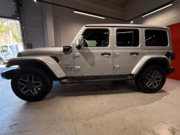 SPOTICAR Jeep Wrangler 2.0 I T 380 4xe Overland 4wd Auto Occasion - Suv-4x4 Hybride Rechargeable Gris Clair - Ajaccio - 1203931127_4