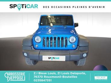 SPOTICAR Jeep Wrangler 2.8 Crd 200ch Rubicon Bva Occasion - Suv-4x4 Diesel Hydro Blue - Rouxmesnil-bouteilles - 1203951731_2