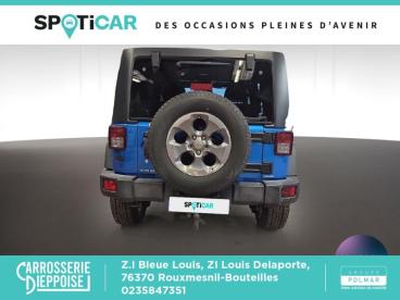 SPOTICAR Jeep Wrangler 2.8 Crd 200ch Rubicon Bva Occasion - Suv-4x4 Diesel Hydro Blue - Rouxmesnil-bouteilles - 1203951731_5