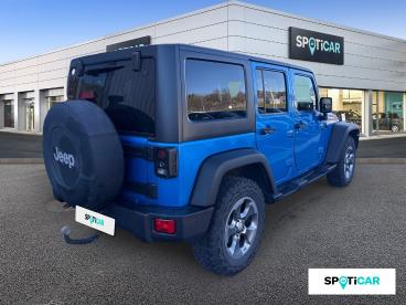 SPOTICAR Jeep Wrangler 2.8 Crd 200 - 4x4 Rock Trac Unlimited Bva Rubicon Occasion - Suv-4x4 Diesel Bleu - Gap - 1203966085_3