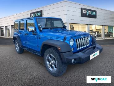 SPOTICAR Jeep Wrangler 2.8 Crd 200 - 4x4 Rock Trac Unlimited Bva Rubicon Occasion - Suv-4x4 Diesel Bleu - Gap - 1203966085_5