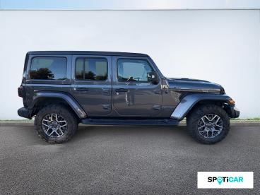 SPOTICAR Jeep Wrangler 2.0 T 380ch 4xe 80th Anniversary Command-trac Occasion - Suv-4x4 Hybride Rechargeable Granite Crystal Métallisée - Narbonne - 1203969212_4
