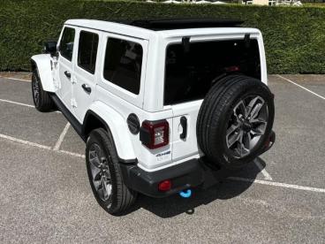 SPOTICAR Jeep Wrangler 2.0 T 380ch 4xe Sahara Command Trac Occasion - Suv-4x4 Hybride Rechargeable Bright White - Saint-cloud - 1203975013_4