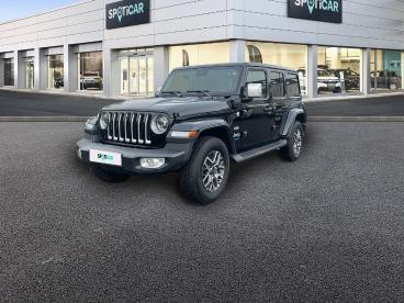 SPOTICAR Jeep Wrangler 2.0 T 380ch 4xe Overland Command-trac My23 Occasion - Suv-4x4 Hybride Rechargeable Black - Brest - 1203993992_1