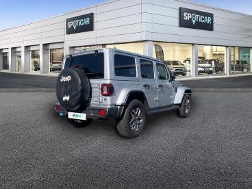 SPOTICAR Jeep Wrangler 2.0 T 380ch 4xe Overland Command-trac My23 Occasion - Suv-4x4 Hybride Rechargeable Silver Zynith Métallisée - Brest - 1203999337_3