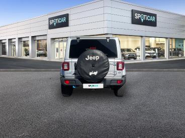 SPOTICAR Jeep Wrangler 2.0 T 380ch 4xe Overland Command-trac My23 Occasion - Suv-4x4 Hybride Rechargeable Silver Zynith Métallisée - Brest - 1203999337_5