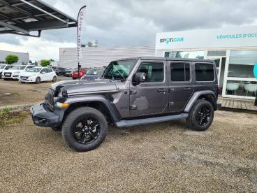 SPOTICAR Jeep Wrangler Unlimited 2.2 L Multijet Adblue 200 Ch 4x4 Bva8 Ru Occasion - Suv-4x4 Diesel Gris - Boe - 1204006185_4