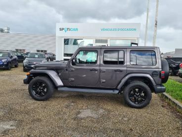SPOTICAR Jeep Wrangler Unlimited 2.2 L Multijet Adblue 200 Ch 4x4 Bva8 Ru Occasion - Suv-4x4 Diesel Gris - Boe - 1204006185_5