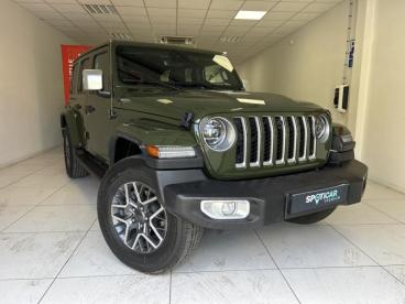 SPOTICAR Jeep Wrangler 2.0 T 380ch 4xe Overland Command-trac My23 Occasion - Suv-4x4 Hybride Rechargeable Sarge Green - Bretigny Sur Orge - 1204010020_1