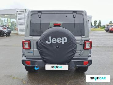 SPOTICAR Jeep Wrangler 2.0 T 380ch 4xe Rubicon Rock-trac My22 Occasion - Suv-4x4 Hybride Rechargeable Sting Gray - Le Chateau-dolonne - 1204019692_5