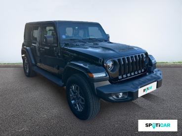 SPOTICAR Jeep Wrangler 2.0 T 380ch 4xe 80th Anniversary Command-trac Occasion - Suv-4x4 Hybride Rechargeable Black - Perpignan - 1204024014_3