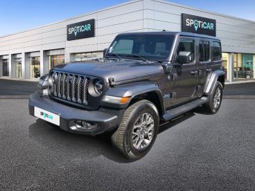 SPOTICAR Jeep Wrangler Unlimited 4xe 2.0 L T 380 Ch Phev 4x4 Bva8 First E Occasion - Suv-4x4 Hybride Gris Clair - Macon - 1204028155_1
