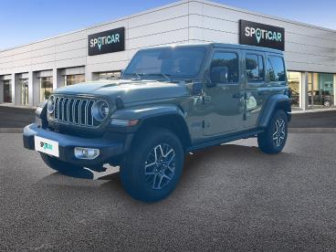 SPOTICAR Jeep Wrangler 2.0 T 380ch 4xe Sahara Command Trac Occasion - Suv-4x4 Hybride Rechargeable Military Green 1941 - Perpignan - 1204029464_1