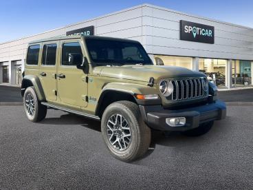 SPOTICAR Jeep Wrangler 2.0 T 380ch 4xe Sahara Command Trac Occasion - Suv-4x4 Hybride Rechargeable Military Green 1941 - Perpignan - 1204029464_3