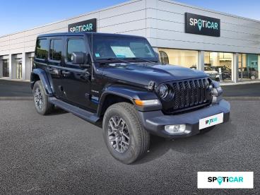 SPOTICAR Jeep Wrangler 2.0 T 380ch 4xe Sahara Command-trac My22 Occasion - Suv-4x4 Hybride Rechargeable Black - Le Chateau-dolonne - 1204037606_3