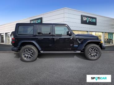 SPOTICAR Jeep Wrangler 2.0 T 380ch 4xe Sahara Command-trac My22 Occasion - Suv-4x4 Hybride Rechargeable Black - Le Chateau-dolonne - 1204037606_4