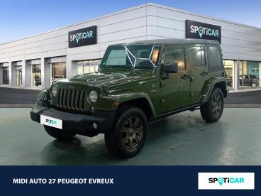 SPOTICAR Jeep Wrangler 3.6 V6 284ch 75th Anniversary Edition Bva Occasion - Suv-4x4 Essence Blanc - Normanville - 1204061787_1