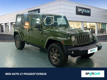SPOTICAR Jeep Wrangler 3.6 V6 284ch 75th Anniversary Edition Bva Occasion - Suv-4x4 Essence Blanc - Normanville - 1204061787_3