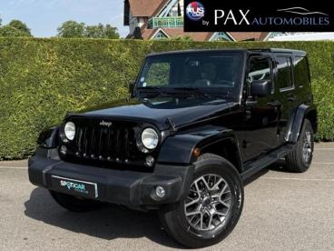 SPOTICAR Jeep Wrangler 3.6 V6 284ch Sahara Bva Occasion - Suv-4x4 Essence Black - Saint-cloud - 1204080880_2