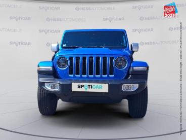 SPOTICAR Jeep Wrangler 2.0 T 380ch 4xe Overland Command-trac My23 Touvran Occasion - Suv-4x4 Hybride Rechargeable Hydro Blue - Colmar - 1204108182_2