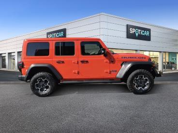 SPOTICAR Jeep Wrangler Unlimited 4xe 2.0 L T 380 Ch Phev 4x4 Bva8 Rubicon Occasion - Suv-4x4 Hybride Orange Clair - Macon - 1204116493_4
