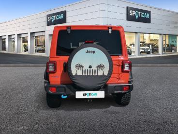 SPOTICAR Jeep Wrangler Unlimited 4xe 2.0 L T 380 Ch Phev 4x4 Bva8 Rubicon Occasion - Suv-4x4 Hybride Orange Clair - Macon - 1204116493_5