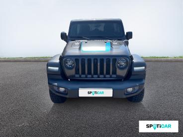 SPOTICAR Jeep Wrangler 2.0 T 380ch 4xe Rubicon Rock-trac My22 Occasion - Suv-4x4 Hybride Rechargeable Granite Crystal Métallisée - Perpignan - 1204128661_2