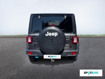 SPOTICAR Jeep Wrangler 2.0 T 380ch 4xe Rubicon Rock-trac My22 Occasion - Suv-4x4 Hybride Rechargeable Granite Crystal Métallisée - Perpignan - 1204128661_5
