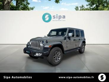 SPOTICAR Jeep Wrangler Unlimited 4xe 2.0 L T 380 Ch Phev 4x4 Bva8 Overlan Occasion - Suv-4x4 Hybride Gris - La Teste - 1204132275_1