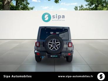 SPOTICAR Jeep Wrangler Unlimited 4xe 2.0 L T 380 Ch Phev 4x4 Bva8 Overlan Occasion - Suv-4x4 Hybride Gris - La Teste - 1204132275_4