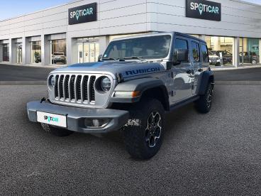 SPOTICAR Jeep Wrangler 2.0 T 380ch 4xe Rubicon Rock-trac Occasion - Suv-4x4 Hybride Rechargeable Billet Silver - Brest - 1204189963_1