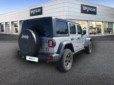 SPOTICAR Jeep Wrangler 2.0 T 380ch 4xe Rubicon Rock-trac Occasion - Suv-4x4 Hybride Rechargeable Billet Silver - Brest - 1204189963_3