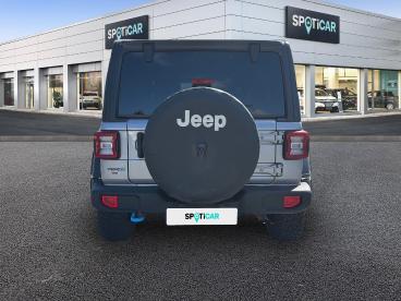 SPOTICAR Jeep Wrangler 2.0 T 380ch 4xe Rubicon Rock-trac Occasion - Suv-4x4 Hybride Rechargeable Billet Silver - Brest - 1204189963_5