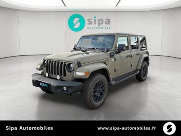 SPOTICAR Jeep Wrangler Unlimited 4xe 2.0 L T 380 Ch Phev 4x4 Bva8 Overlan Occasion - Suv-4x4 Hybride Noir - Merignac - 1204231522_1