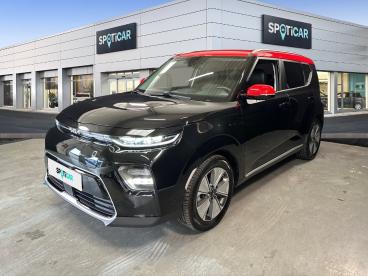 SPOTICAR Kia Soul E-soul 204ch Lounge Occasion - Suv-4x4 Electrique Noir Fusion Métal + Toit Rouge Inferno - Orleans Cedex 02 - 1203805326_1