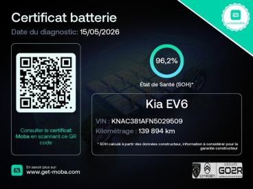 SPOTICAR Kia Ev6 77 Kwh Air Active Occasion - Suv-4x4 Electrique Gris Clair - Callian - 1204012248_2