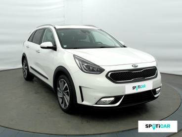 SPOTICAR Kia Niro 1.6 Gdi 105ch Isg + Electrique 43.5ch Design Dct6 Occasion - Suv-4x4 Hybride Blanc Celeste - Grenoble - 1203748235_3