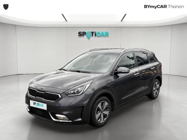 SPOTICAR Kia Niro 1.6 Gdi Hybride Rechargeable 141 Ch Dct6 Design Occasion - Suv-4x4 Hybride Rechargeable Gris - Anthy Sur Leman - 1203888097_1