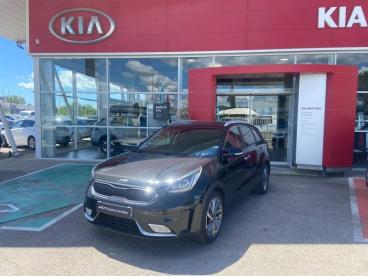 SPOTICAR Kia Niro 1.6 Gdi 105ch Isg + Electrique 43.5ch Design Dct6 Occasion - Suv-4x4 Hybride Noir Ebene Métallisé - Arles - 1203978855_1