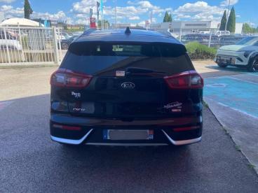 SPOTICAR Kia Niro 1.6 Gdi 105ch Isg + Electrique 43.5ch Design Dct6 Occasion - Suv-4x4 Hybride Noir Ebene Métallisé - Arles - 1203978855_5