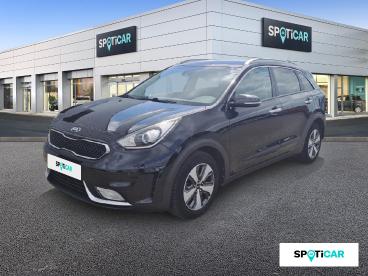 SPOTICAR Kia Niro 1.6 Gdi 105ch Isg + Electrique 43.5ch Active Dct6 Occasion - Suv-4x4 Hybride Noir Ebene Métallisé - Champniers - 1204009664_1