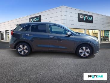 SPOTICAR Kia Niro 1.6 Gdi 105ch Isg + Electrique 43.5ch Active Dct6 Occasion - Suv-4x4 Hybride Gris Ardoise - Cholet - 1204055635_4