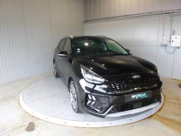 SPOTICAR Kia Niro 1.6 Gdi 105ch Isg + Electrique 43.5ch Design Dct6 Occasion - Suv-4x4 Hybride Noir Ebene Métallisé - Sainte Genevieve Des Bois - 1204180827_3
