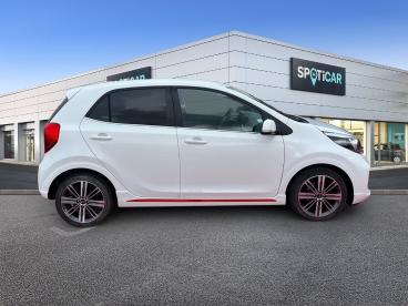 SPOTICAR Kia Picanto 1.2l 84 Ch Bvm5 Gt Line Occasion - Citadine Essence Blanc - Pontarlier - 1203686889_4